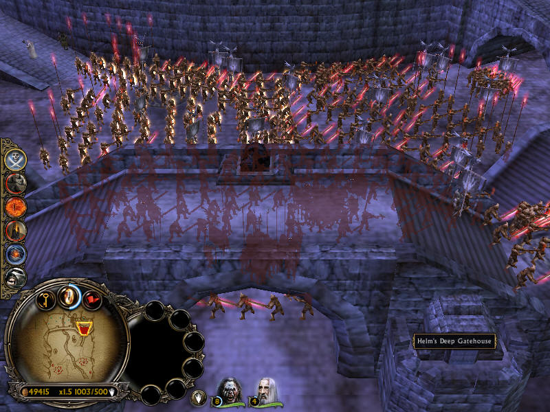 lotr bfme helms deep